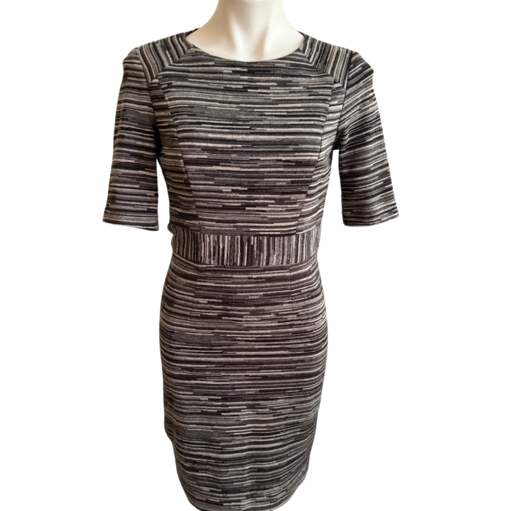 Trina Turk black/grey sheath dress - size 4